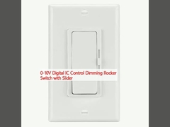 0-10V Digital IC Control Dimming Rocker Switch พร้อมตัวเลื่อน