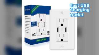 USB Wall Outlet ชาร์จเร็วขึ้นปลอดภัยยิ่งขึ้น